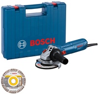 Bosch GWS 12-125 Haakse Slijpmachine met Diamantschijf in Koffer - 06013A6102