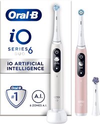 Oral-B Oral-B iO 6 - White & Pink - Elektrische Tandenborstels - Ontworpen Door Braun