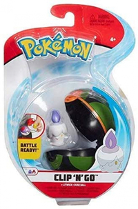 Wicked Cool Toys Oddish & Poké Ball, bevat 1 figuur van 5 cm en 1 Poké Ball, New Wave 2021, officieel gelicentieerd Merchandise